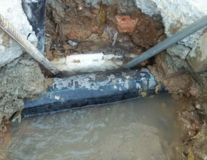 尉氏测漏水之水管漏水